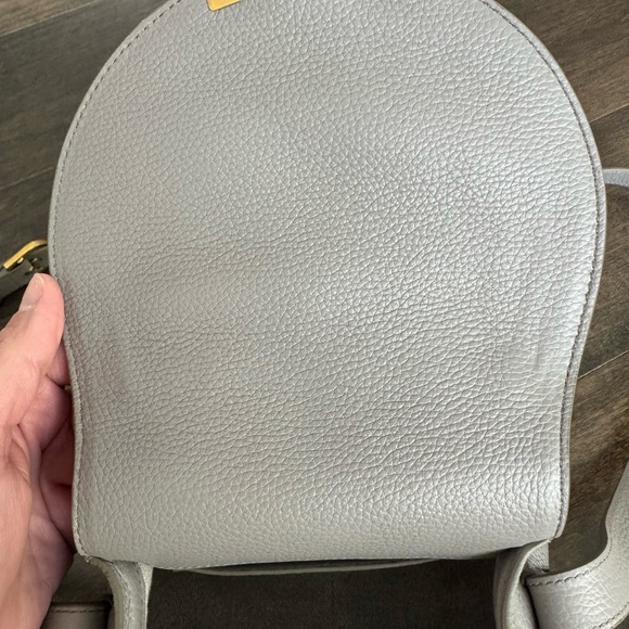 CHLOE Marcie Small Saddle Bag in Cashmere Gray - Picture 8 of 12
